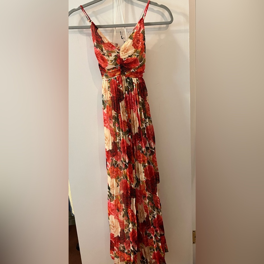 Moon River Floral Maxi Dress in size Small